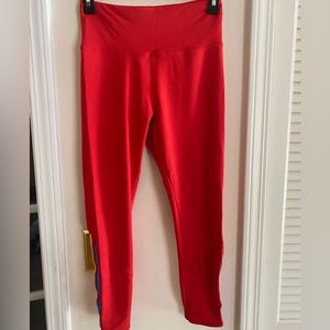 Bright red/pink leggings